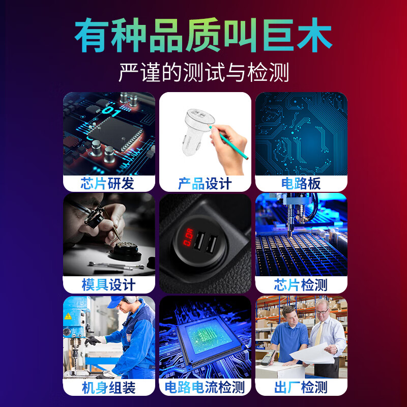 Jumu Car Charger Fast Charging Car Cigarette Lighter Conversion Plug One to Three USB Expansion Adapter Fast Car Charging Super Fast Charging Cigarette Lighter + 3 USB Ports