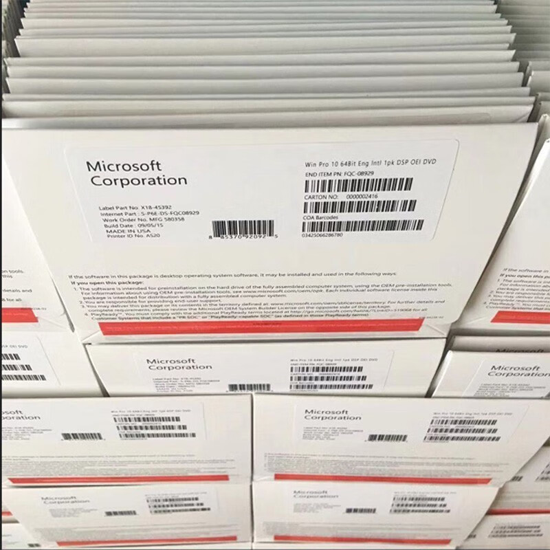 Genuine Win10 Professional Edition system Windows11 Home Edition OEM activation code win10 Enterprise Edition WIN11 can be invoiced Win10 Enterprise Edition genuine system CD package