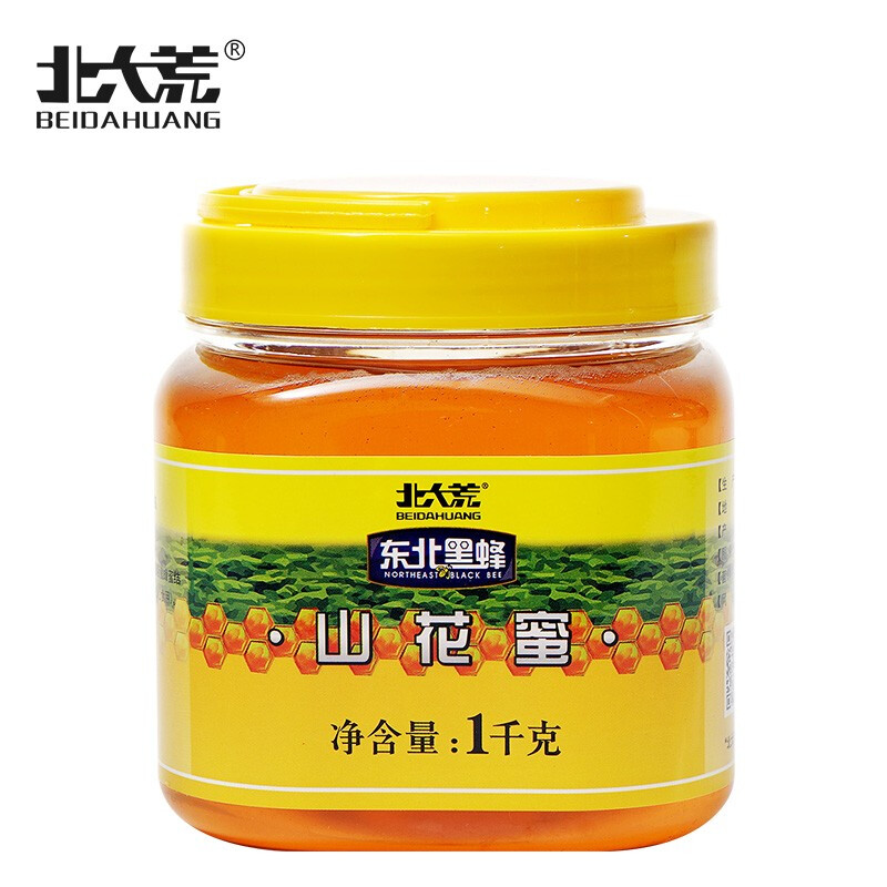 Beidahuang Honey, Northeastern Black Bee, Mountain Flower Honey 1kg, Hundred Flower Honey, 2kg Wild Flower Honey, BBQ Milk Bread Companion