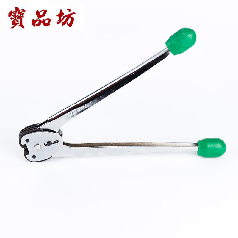 Baopinfang Packing Machine 12-16mm Manual Buckle Portable Iron Belt Steel Belt Tightener Metal Steel Belt Packing Tool Set (Manual Strapping Machine + Packing Pressure Pliers)