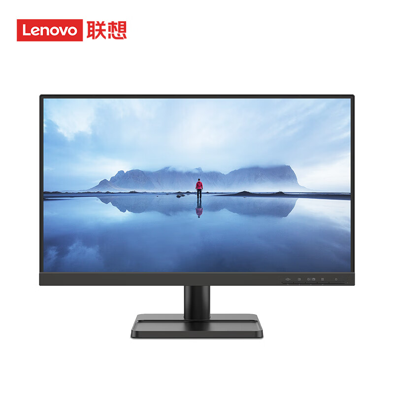 99% new Lenovo 23-inch black narrow bezel wide viewing angle full HD monitor