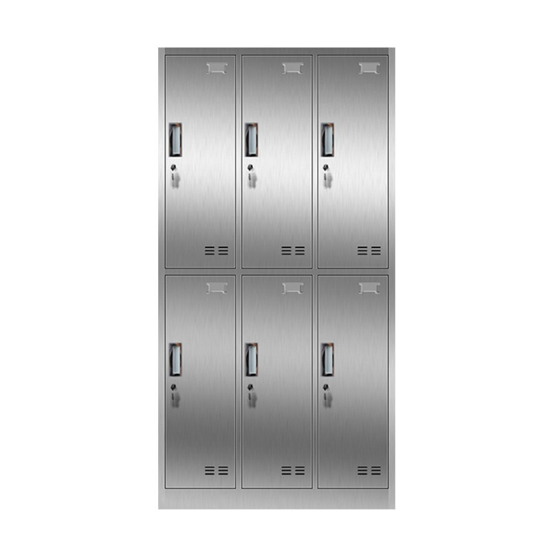 Jingku KINKOCCL201 stainless steel six-door storage cabinet 6-door industrial equipment cabinet workshop tool classification storage cabinet