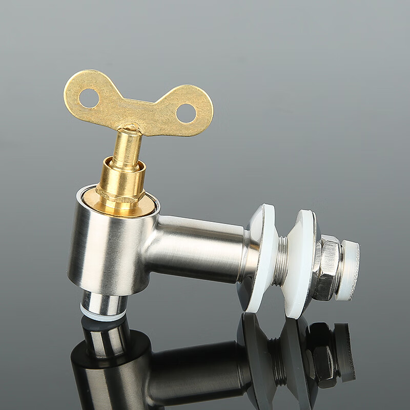 Zhiyao glass wine bottle faucet, stainless steel faucet, ceramic wine jar, copper spout, wine tank, barrel valve switch, new 304 stainless steel faucet 12mm with anti-blocking