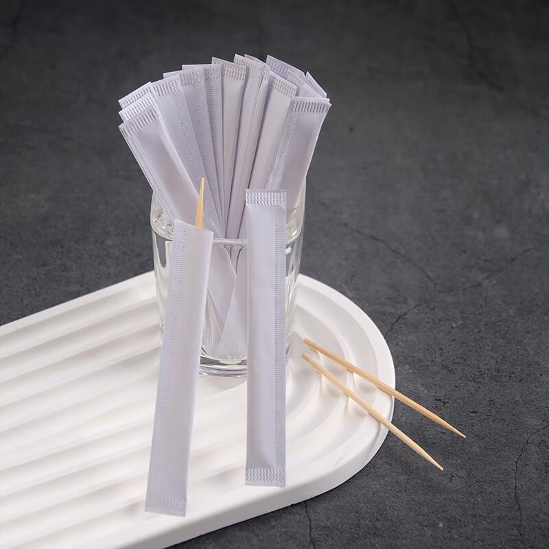Haiyi Duo 1000 pieces disposable toothpicks for hotel catering and home use special paper individually packaged single toothpicks 1000 pieces individually packed disposable toothpicks