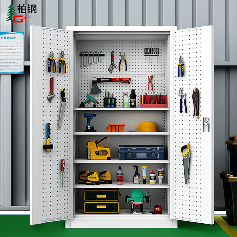 Baigang Heavy Duty Tool Cabinet Auto Repair Tool Parts Accessories Storage Cabinet Factory Workshop Multi-layer Storage Iron Cabinet BG-GJ-1163