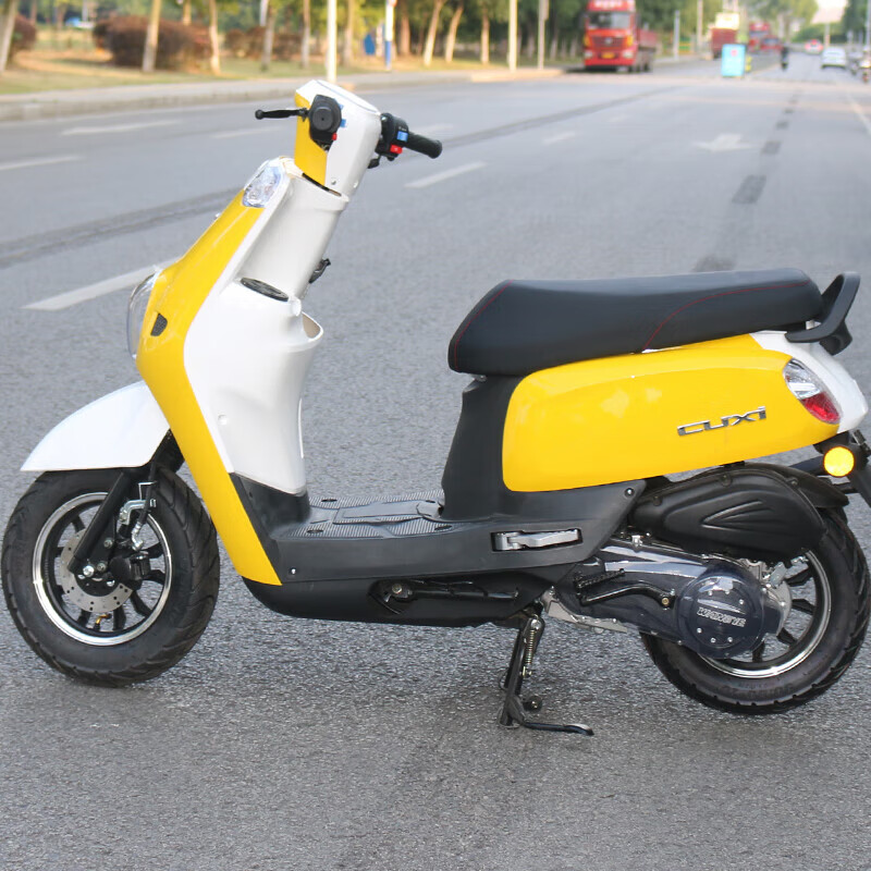 Xinyu Retro Cool 125CC National IV EFI Scooter S5 Scooter 100 Fuel Saving Takeaway Available Huangfenbai