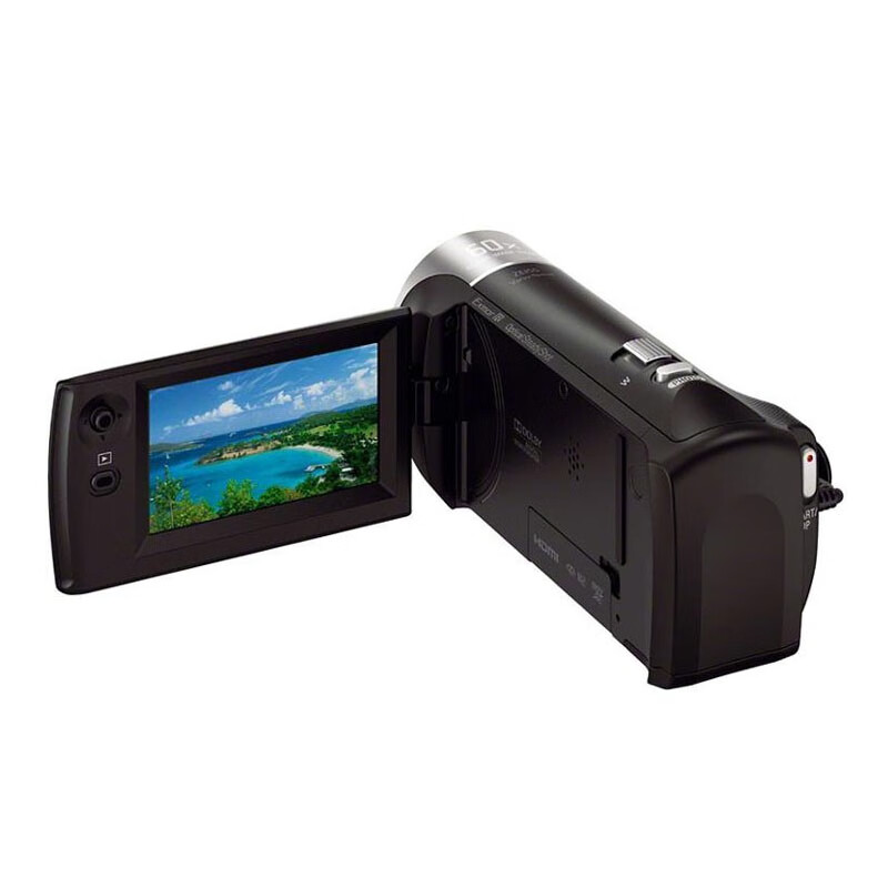 Sony (SONY) HDR-CX405 high-definition flash memory digital camera home DV portable travel shooting live conference camera professional self-media shooting camera CX405 new Chinese version package three (64G memory card + tripod)