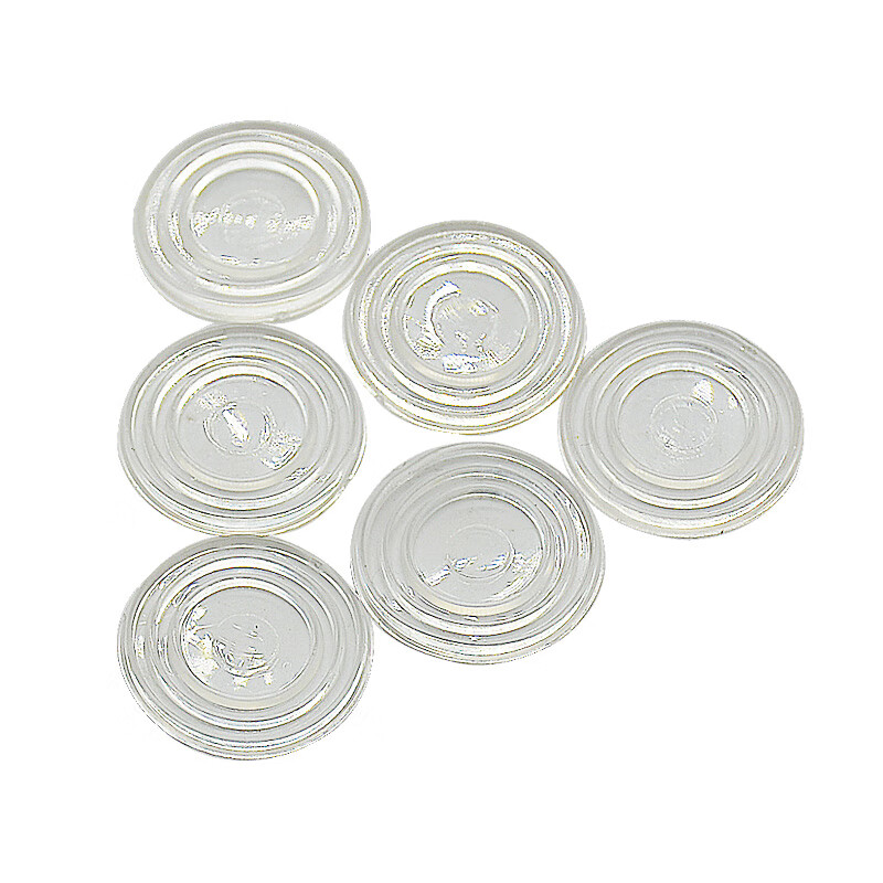 Rosewood double-sided suction cup glass gasket dining table coffee table tempered glass anti-slip mat transparent rubber pad furniture countertop double-sided suction cup 35mm (pack of 10)