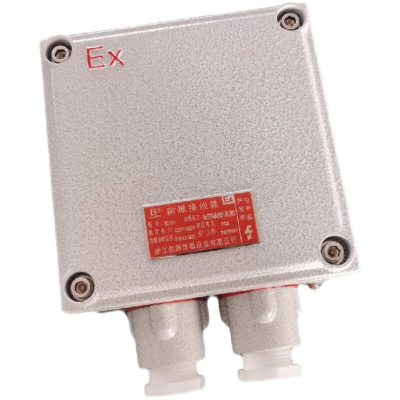 Explosion-proof junction box dust explosion-proof box explosion-proof junction box explosion-proof box increased safety terminal box waterproof explosion-proof box 135*135*90 two holes