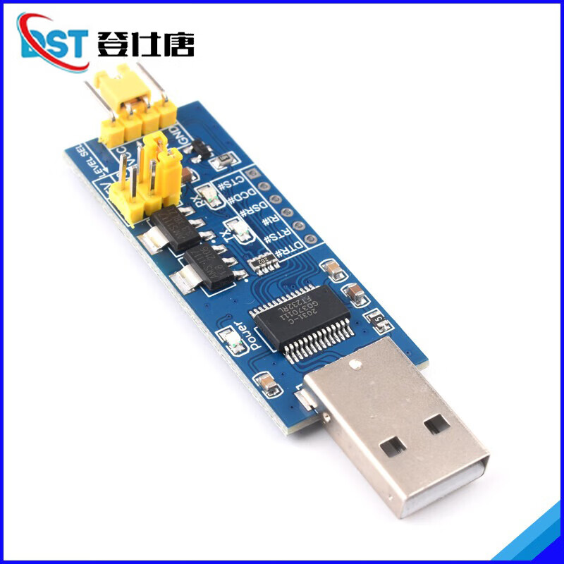 USB to TTL serial port small board 5V/3.3V/1.8V level download programming line FT232RL serial port module supports 3 types of TTL level modules imported FT232 chip