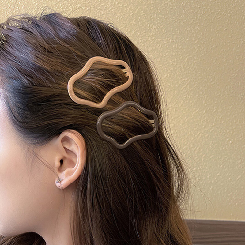 Skin Beauty Colorful Cloud-Shaped Hollow Hair BB Clips 5 Bangs Clips Forehead Hair Clips Back of Head Clip MF8267