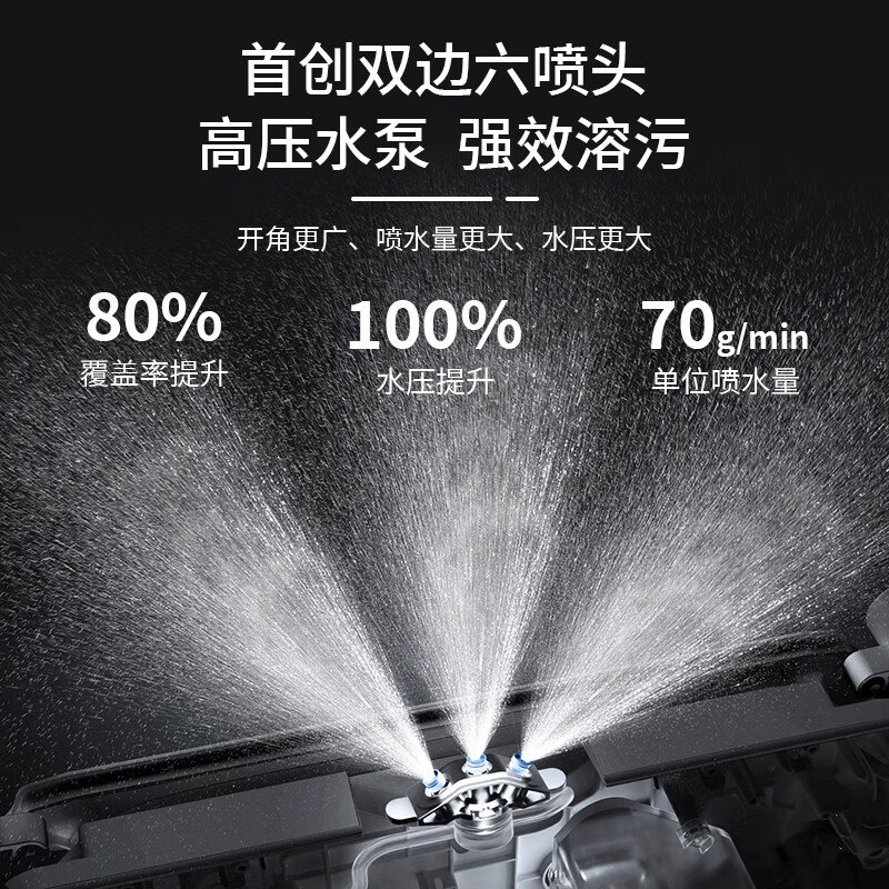 Zhipai window cleaning robot, a glass cleaning artifact, home electric smart remote control APP, fully automatic mirror, bathroom, kitchen tile cleaning, two-way four-jet water spray, wet wipes high-rise floors without falling off, Z6PRO classic model, super cost-effective