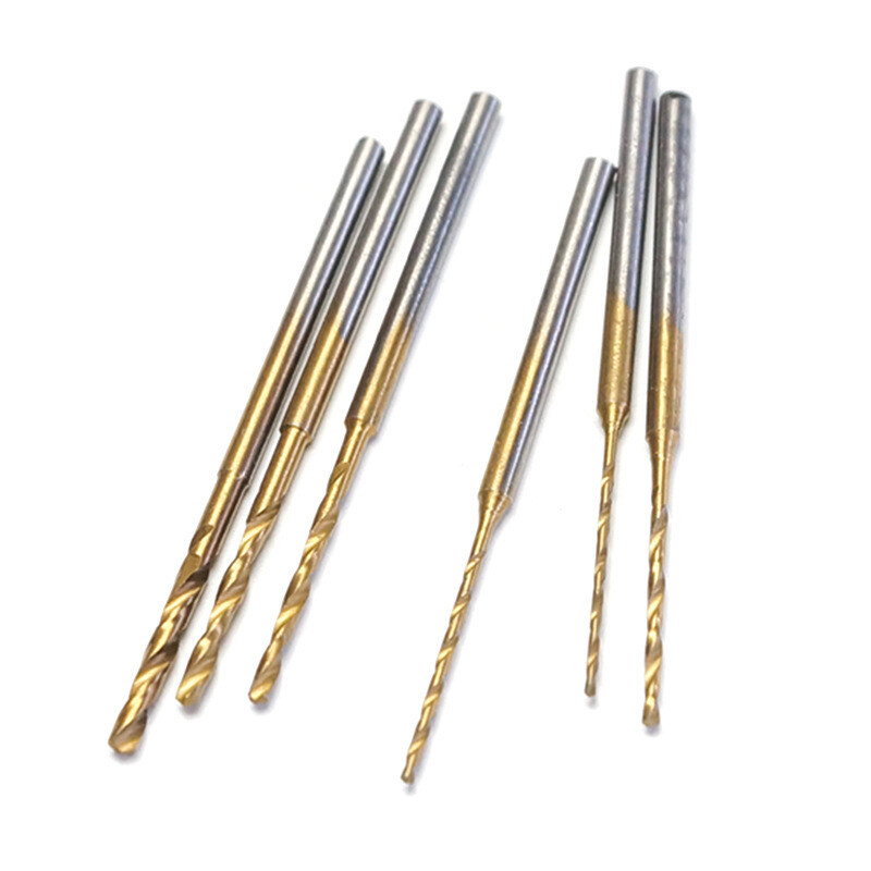 MLHJ extended high-speed steel twist drill bit 2.35 handle variable diameter drill bit walnut beads amber beeswax punching and reaming drill bit 0.8mm (pack of 3)