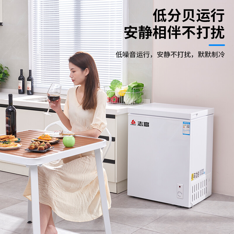 CHIGO Home Freezer Small Mini Refrigerator Freezer Converter Freezer Small Full Freezer Stocking Storage Breast Milk Small Refrigerator Level 1 Energy Saving Trade-In Energy Saving Model Level 1 Energy Saving 158 Liters