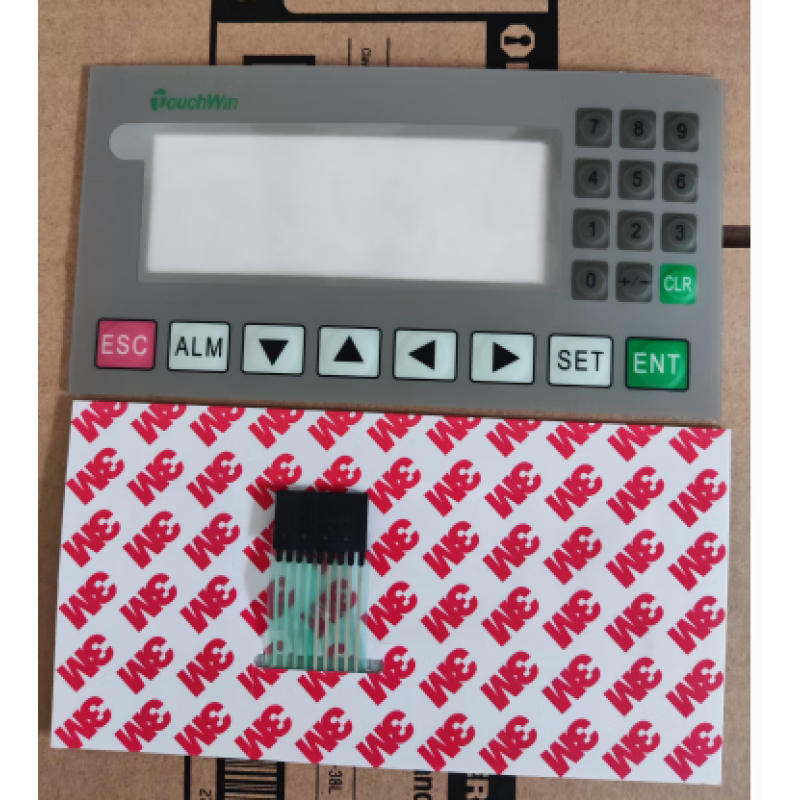 Xinjie OP320-A MD204LV4 OP325 text display film button text mask film open with trademark