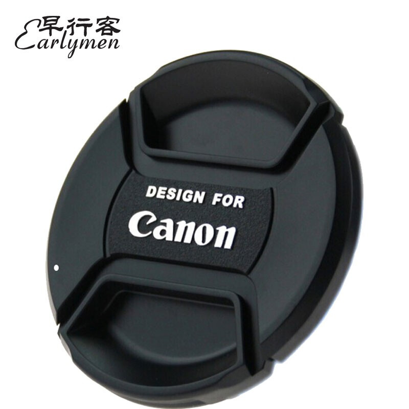 Early traveler 67mm Canon lens cover protective cover suitable for Canon 18-135mm lens EOS80D/77D/800D/7D Mark II camera accessories lens cover
