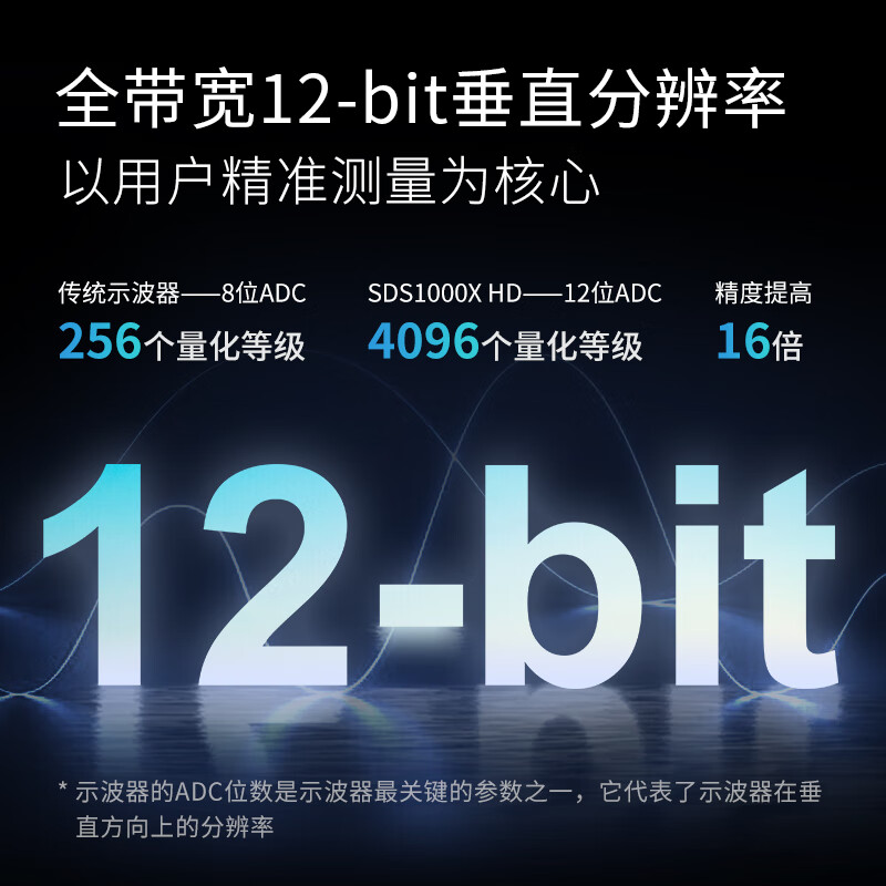 SIGLENT SDS1000X HD 12bit high-definition oscilloscope 70M/100M/200M bandwidth 2/4 channels 2G sampling SDS1204XHD 200M-4 channels SDS1000X HD