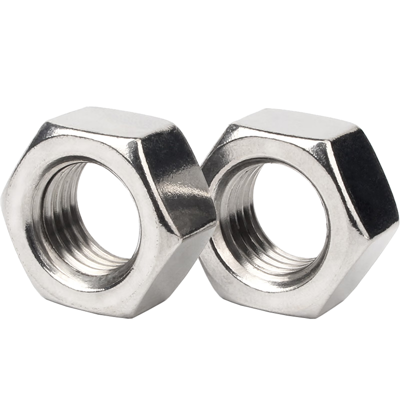 GUWANJI hexagonal nut stainless steel nut hexagonal nut screw nut 304 hexagonal nut M16 20 pieces/pack