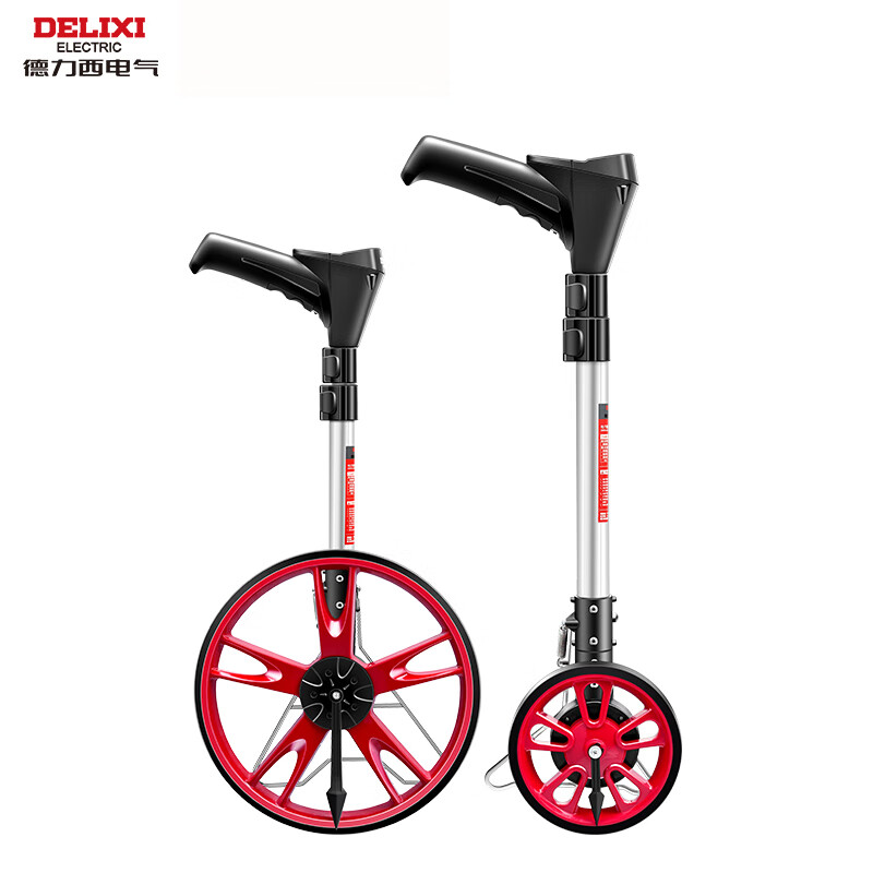 Delixi Electric Electronics Digital Display Distance Measurement Wheel Wear-resistant Handheld Roller Distance Meter High-Precision Mechanical 50CM Wheel Tape Measure
