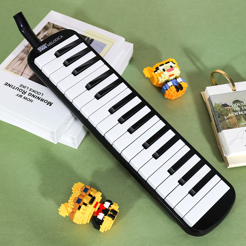 JDR mouth organ 32-key primary school student teaching children beginner classroom adult special wind instrument black