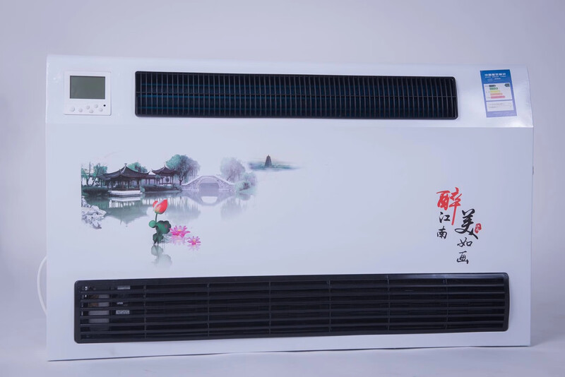 Plumbing air conditioning household wall-mounted blower radiator water temperature radiator cooling and heating dual-use natural gas fan coil former old model 6 in 6 out (right) without hose