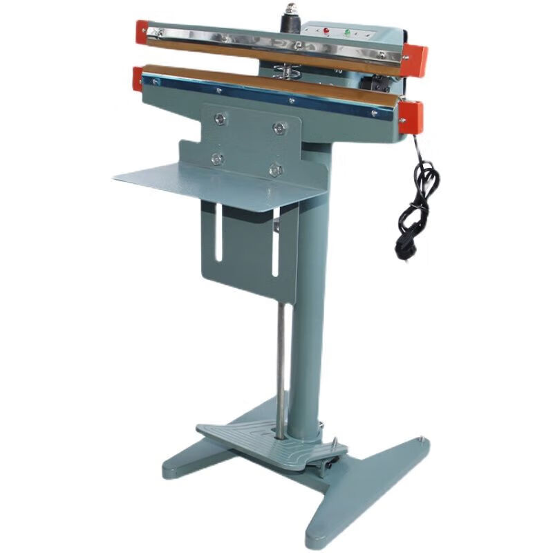 Lishi aluminum frame foot-operated sealing machine quick-heating wide-brimmed live fish packaging and sealing 8MM plastic bag rice tea aluminum foil bag pfs-650 double-sided heating up and down (free 2 8mm