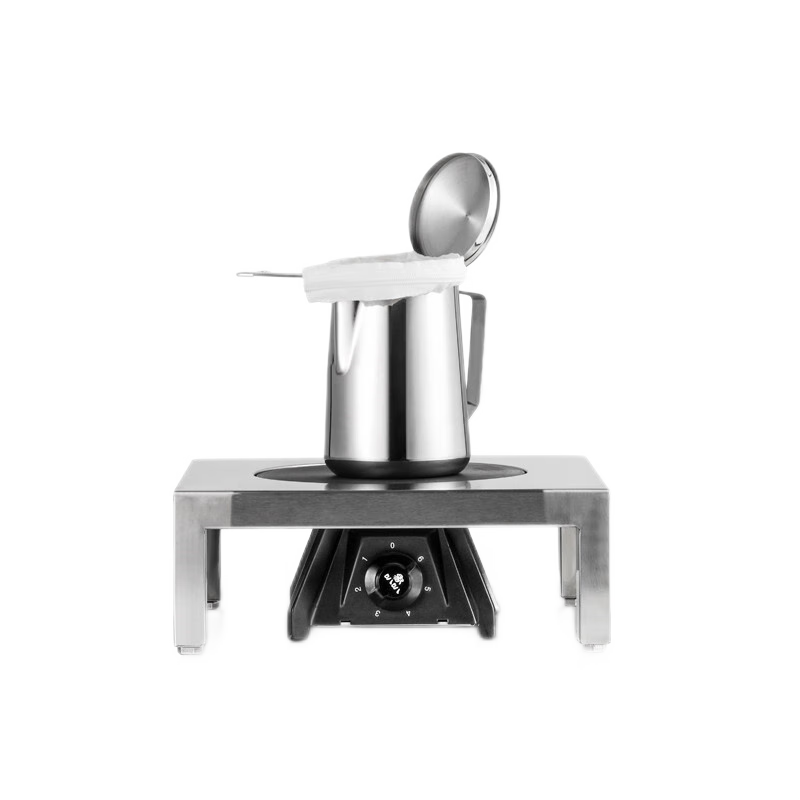 Stainless steel tea stove Hong Kong style milk tea teapot aluminum coffee pot stockings milk tea special kettle tools commercial stainless steel Hong Kong style teapot 6-piece set