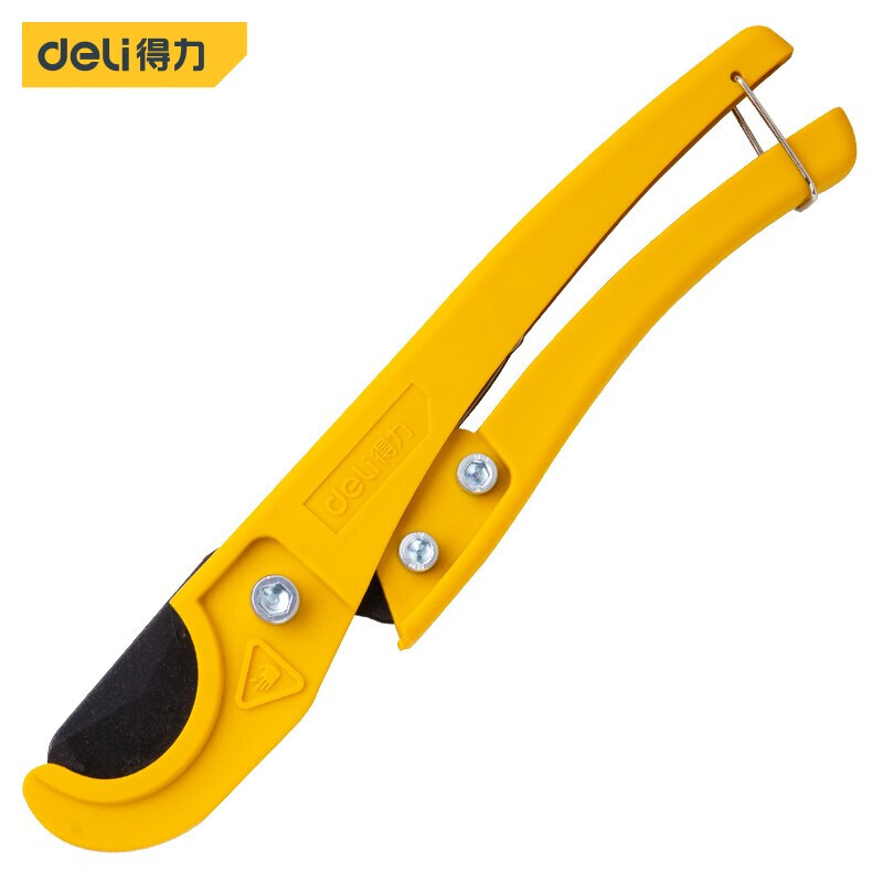 Deli (deli) PVC pipe cutter PPR scissors pipe knife quick cutting line pipe water pipe cutter pipe cutter pipe cutter knife pipe cutter DL350033 plastic handle pipe cutter 33mm