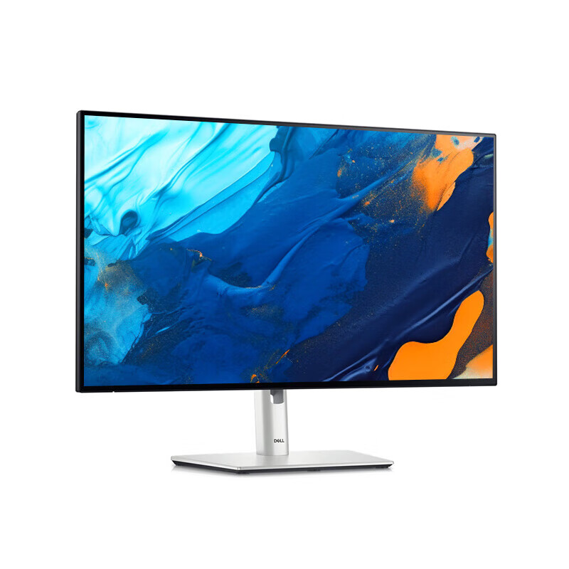 Dell (DELL) U2724D 27-inch 2K cinema-level design retouching physical anti-blue light 120Hz 10Bit rotation lift official flip U2724D 27-inch 2K screen DP cable National warranty for three years door-to-door replacement 99% new
