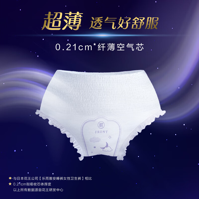 Leerya Kao Lazy Sleeping Party Good Night Pants L Size Combination 20 Pieces Good Night Pants Pants Type Sanitary Napkins Jingdong Self-operated