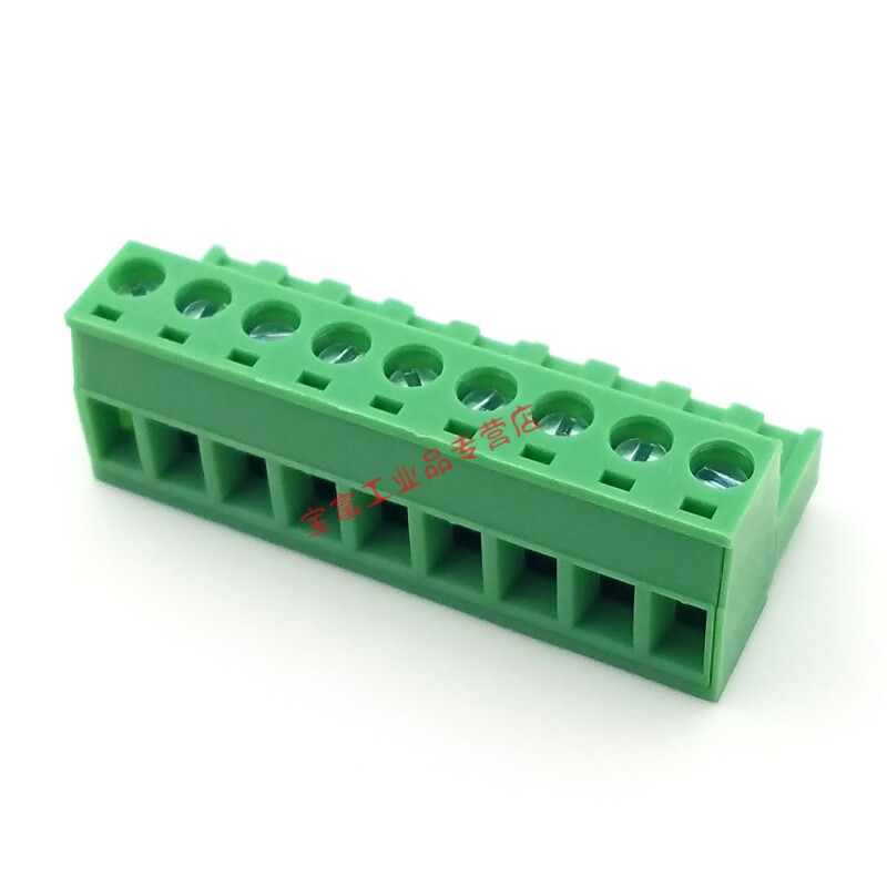 Customized suitable for 5.08mm Phoenix plug-in PCB terminal block KF2EDGK/MSTB2.5-ST copper connection 2EDGK-5.08-3P (50 pieces)