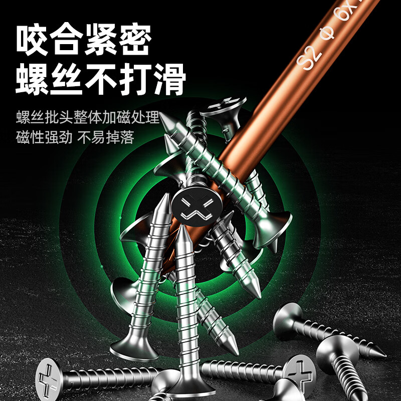 Shengda Screwdriver Cross Slotted Screwdriver Set Industrial Grade Strong Magnetic Super Hard Household Tools Plum Blossom Screwdriver 5x125