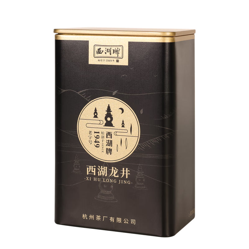 West Lake Brand 2025 New Tea Launched Tea Green Tea Spring Tea Mingqian Special Grade No. 1 West Lake Longjing Tea Canned 100g