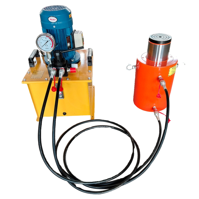 Renjuyi customized hydraulic jack separate hydraulic press customized two-way action 50 tons 100T lifting translation jack DQF30T