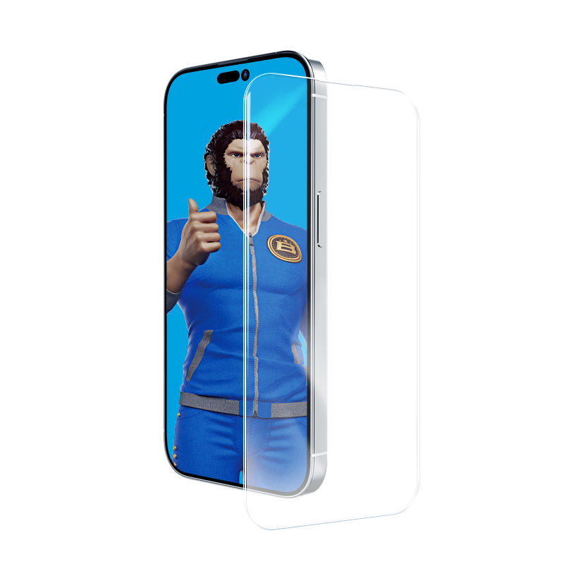 BLUEO is suitable for Apple 13promax/14plus tempered film iPhone14plus mobile phone film borderless high-definition anti-fingerprint full-screen coverage protective film