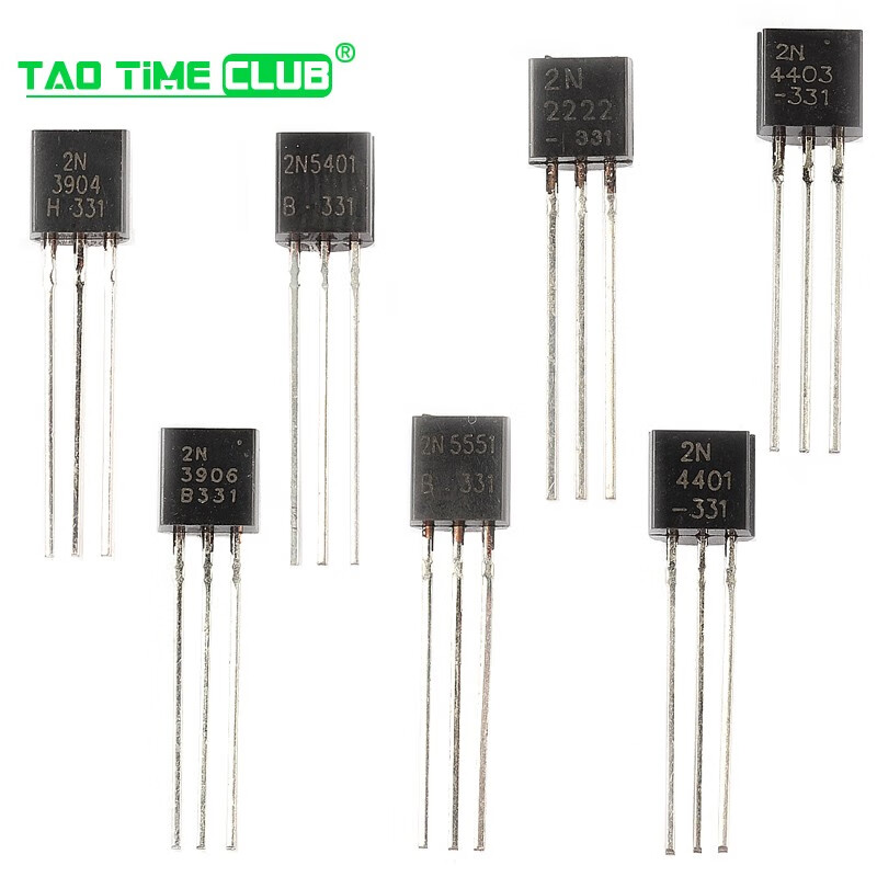 Transistor MMBT5401 MMBTA92 2N3904 A1015 NPN high current printing 2L transistor 2N3906 straight plug package TO-92 (50 pcs)