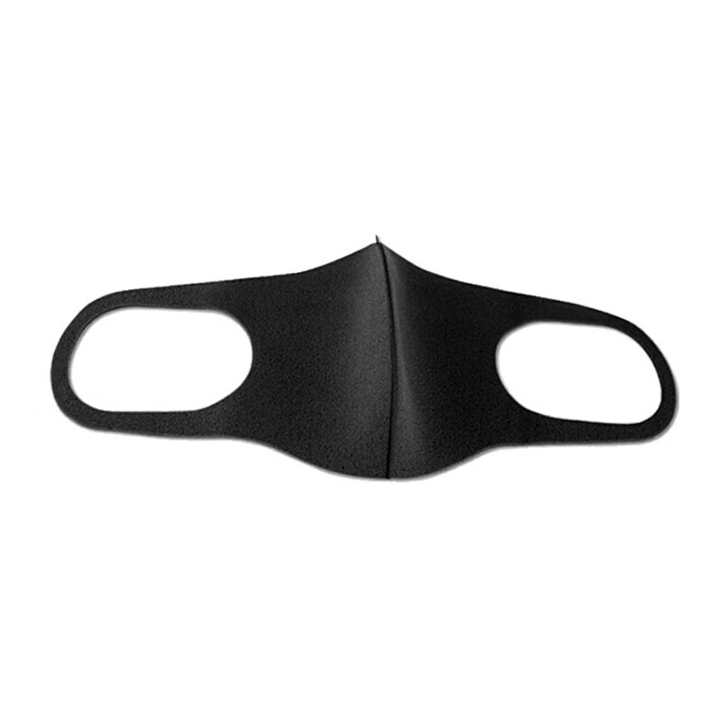 PITTA mask, anti-pollen dust, sun protection and warm mask, adult style celebrity style, black gray, 3 pieces/bag