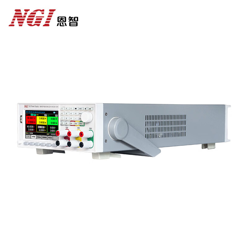 NGI N3412 three-channel adjustable and programmable DC regulated power supply 32V/5A*2 and 6V/3A*1, 1-year warranty
