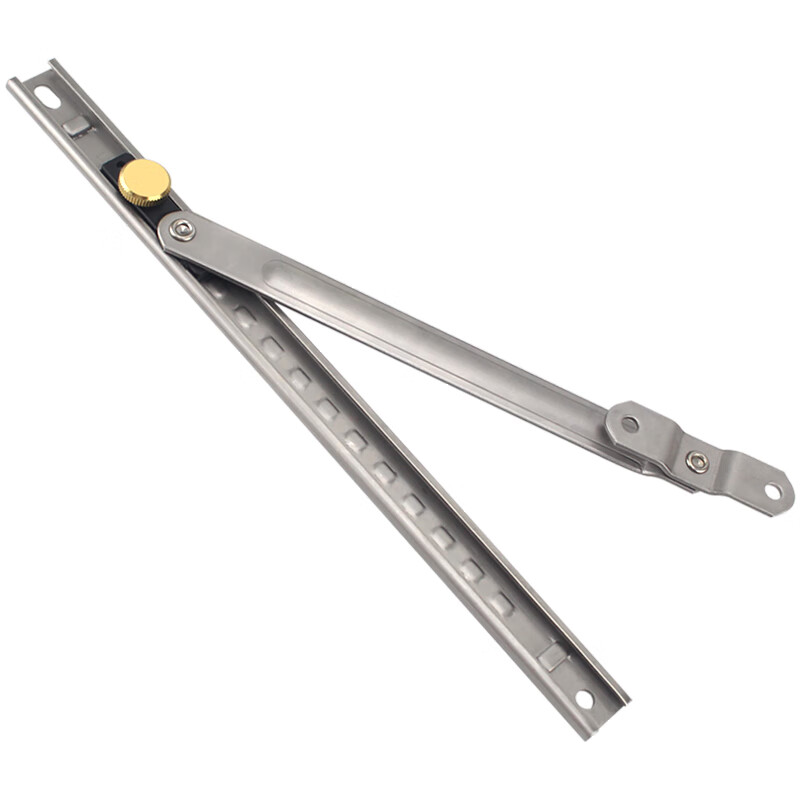 Thousand speed wheel broken bridge aluminum alloy window limiter internal and external window brace flat opening brace 304 stainless steel two-link wind brace 2 pieces