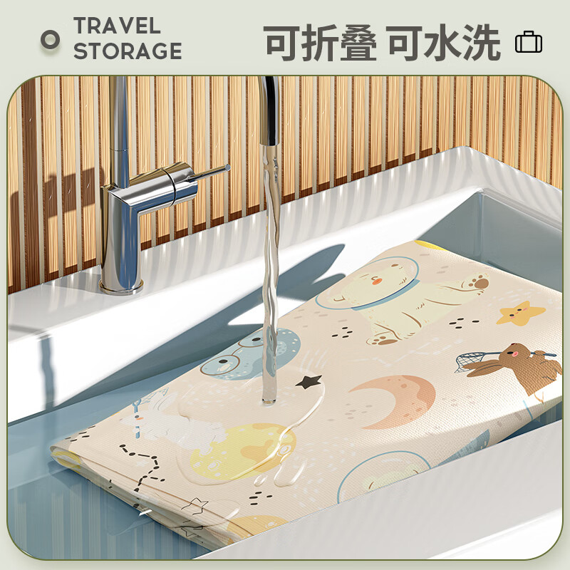 GUYN Large Capacity Oxford Cloth Quilt Storage Bag Clothes Quilt Duffel Bag Moving Organizer Packing Bag Student Living on Campus Space Bear Gray Extra Large (57*26*50cm) Moving Living on Campus