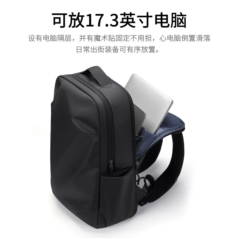 Golf (GOLF) backpack men's travel backpack men's 17.3-inch computer bag student school bag multi-compartment business trip commuter backpack