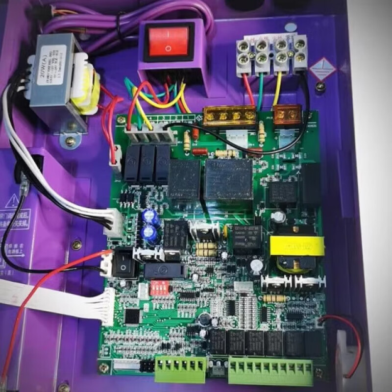 Alander FJK-SF-ALD100 fire-proof rolling shutter controller rolling shutter door control box backup power Alander purple box