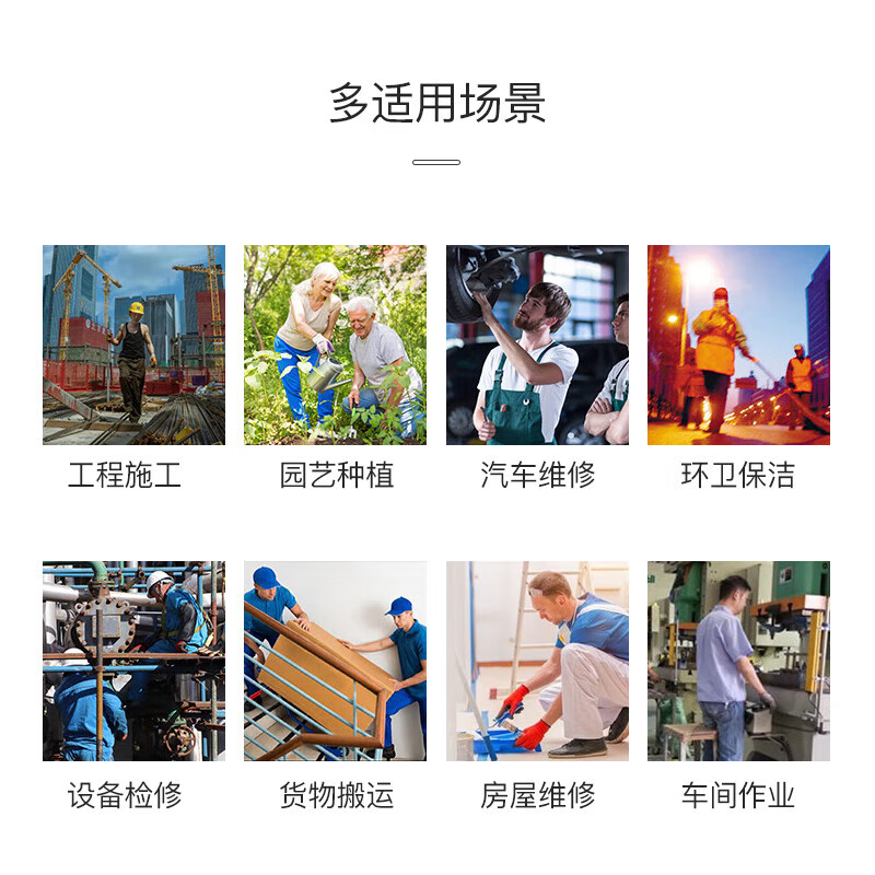 XINGGONG Thread Gloves, Labor Protection Cotton Gloves, 60 Pairs, Encrypted Knitting, Wear-Resistant Protection, Construction Site Handling, One Size XGS-X5