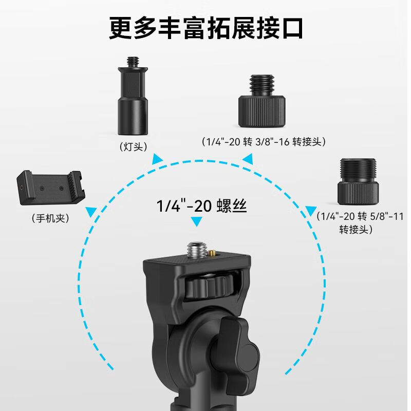 SmallRig 4456 Overhead Bracket Desktop Mobile Phone Live Video Conference Class SLR Camera Photography Accessories Video Stabilization Bracket
