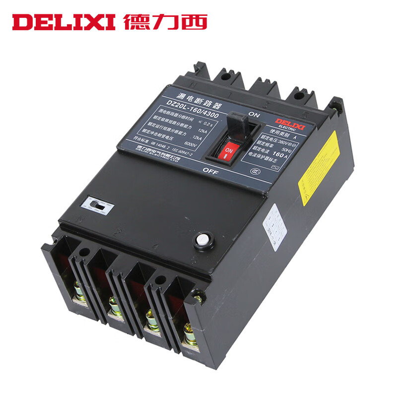 Three-phase four-wire leakage protector 380v 3-phase 4-wire leakage switch 160A 250A 100A 4p