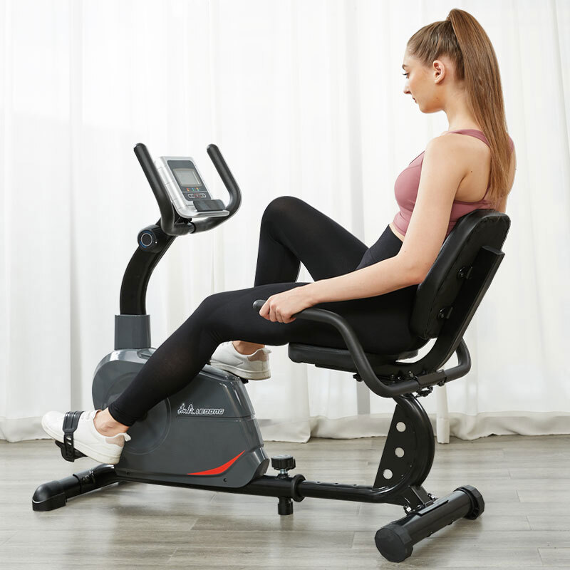 Jason (LEDONG) recumbent exercise bike, spinning bike, home fitness bike, fitness equipment bicycle for the elderly, R3-D basic model, self-installation, limited to use within 150 pounds