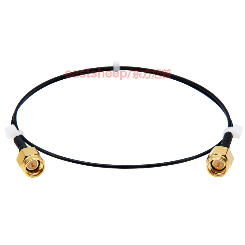 Dongfang Xupu RG1.37 silver-plated flexible thin coaxial cable SMA-JJ SMA male to male 0-6G 0.1m