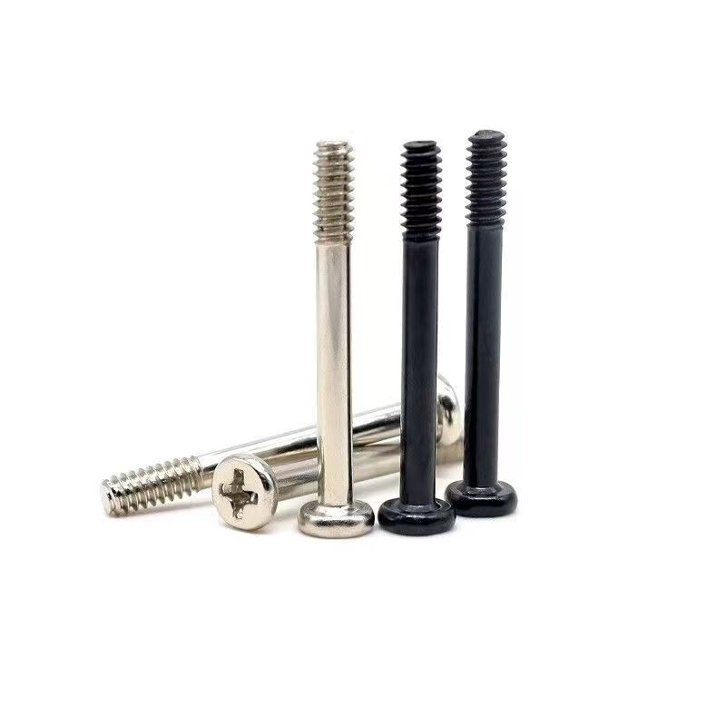 Haiyiduo chassis fan long screw water cooling fan screw cold radiator clamp Hamburg 6#32 computer extension screw thread M3.5 M3.5 small hole long screw 8 pieces black