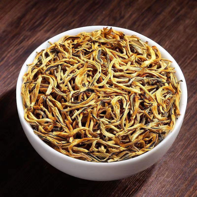 Fengxu Dian Black Tea Golden Bud Tea 2025 New Tea Special Authentic Yunnan Origin Honey Fragrance Dian Black Tea Strong Flavor Gold Canned 250g