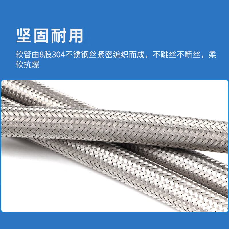 Kangongda 304 stainless steel industrial corrugated pipe high temperature and high pressure steam pipe 4 minutes 6 minutes 1 inch explosion-proof braided metal hose